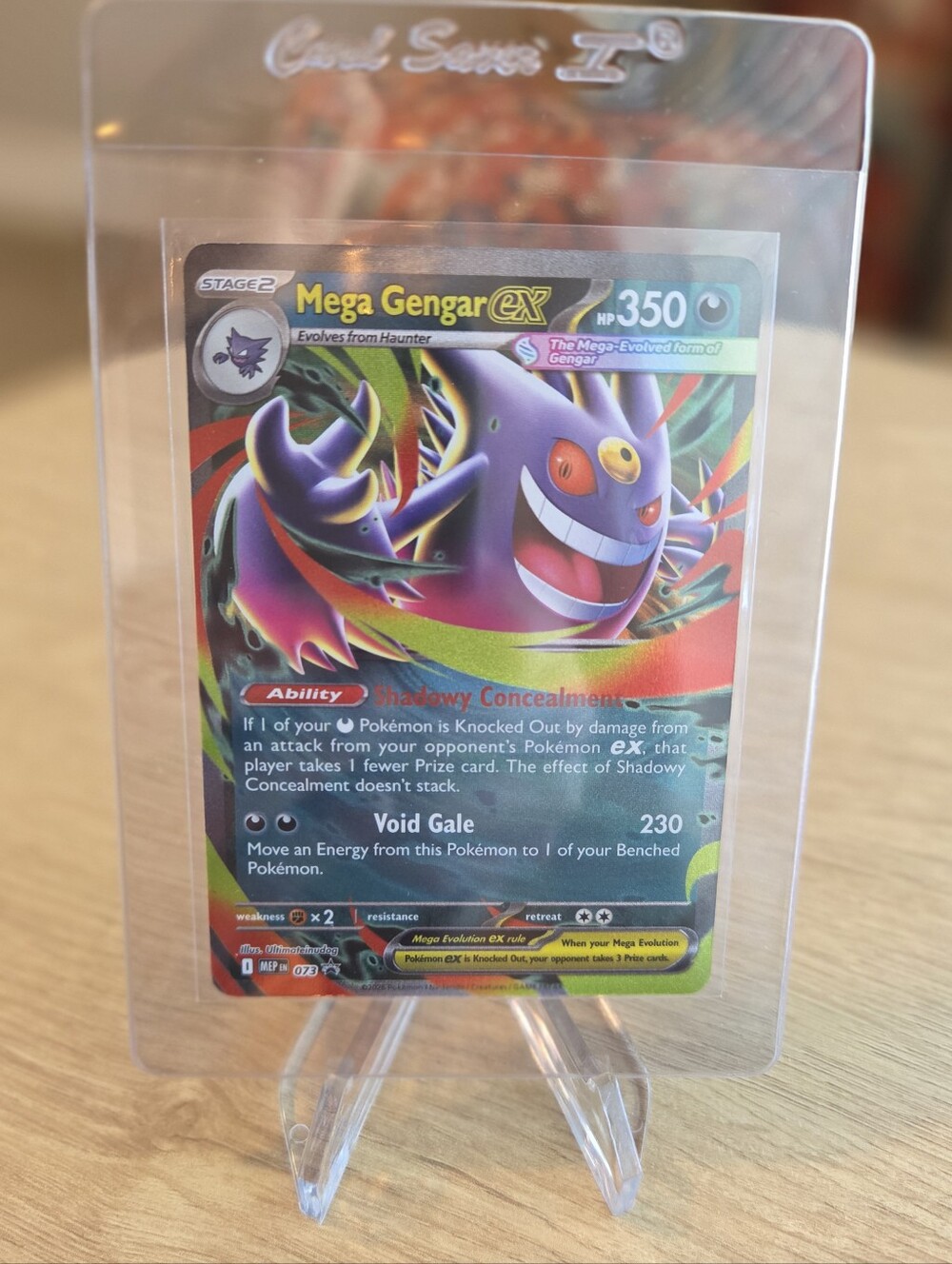 Mega Gengar EX Pokémon Card Mega Evolution Promo Card #073- Holo Foil